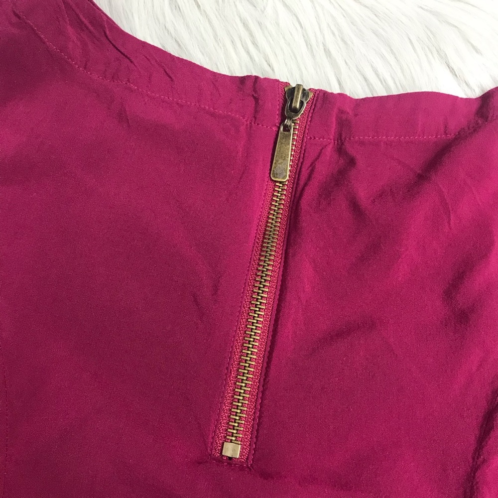 Cooperative Trapeze Raspberry Mini Dress - Picture 3 of 7